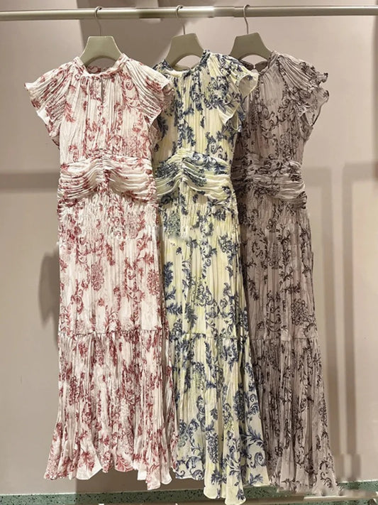 Kuzuwata Pleated Elegance Dress