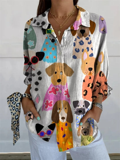 Women's Printed Art Shirt