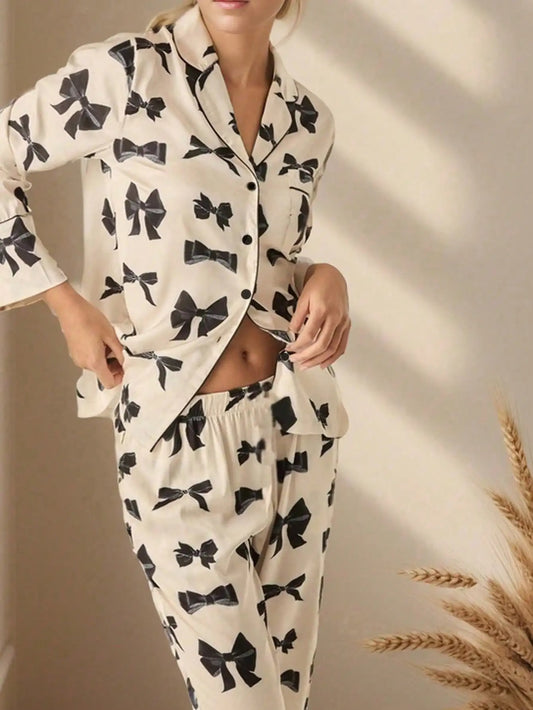 Cozy Charm Women's Printed Pajama Set