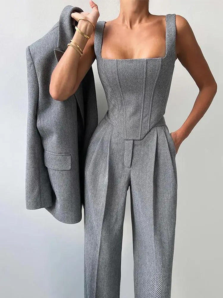 Elite Grace 3-Piece Blazer Set