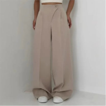 Chic Slim Wide-Leg Office Pants