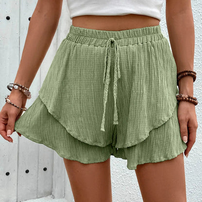 Ruffle Flowy Summer Shorts