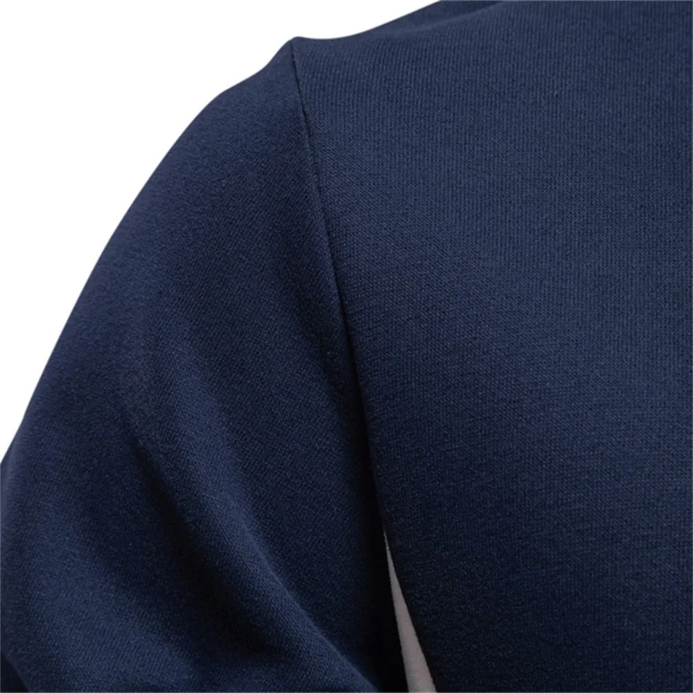 Patchwork Cotton Crew Sweatshirt