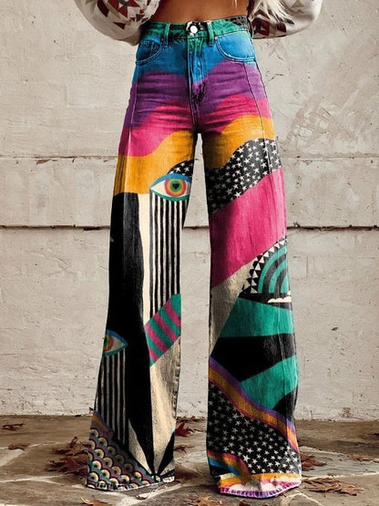Chic Wide-Leg Cargo Pants