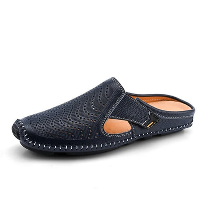 UrbanDrive Leather Mules