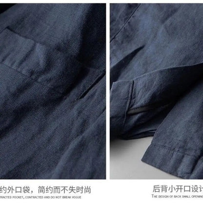 Stylish Linen Blazer Set