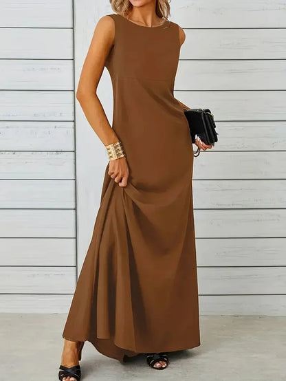 Sophisticated A-Line Long Dress