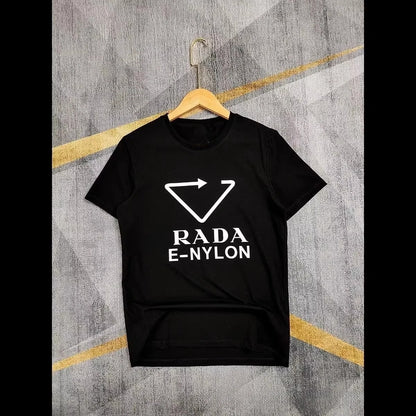 Letter Print Cotton Tee