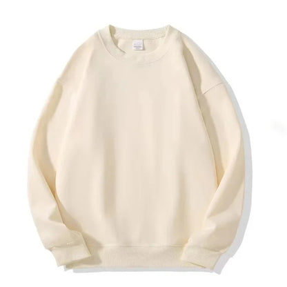 Casual Loose Fit Round Neck Sweatshirt