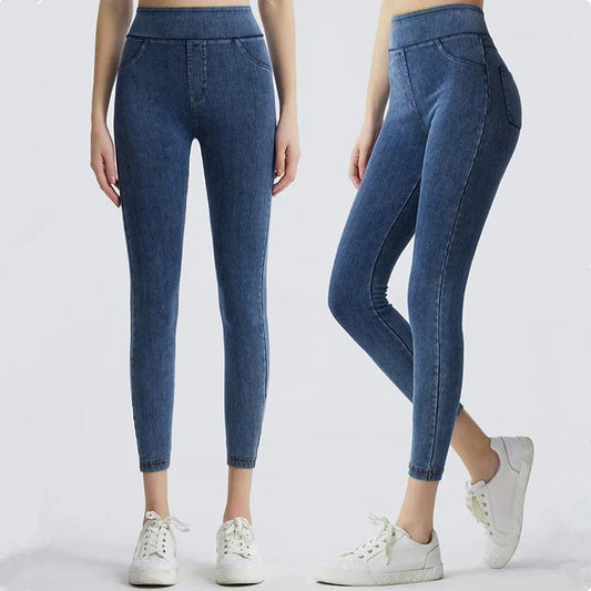 Denim Sport Leggings Women