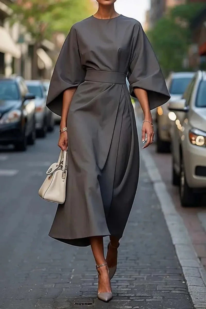 Spring Grace Batwing Maxi Dress