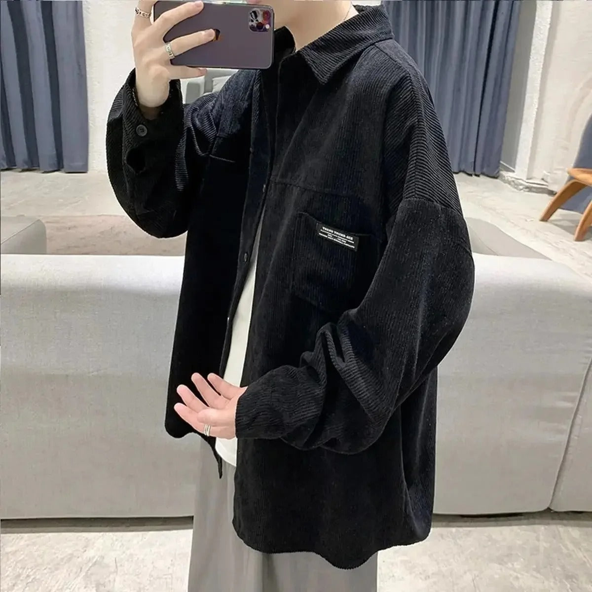 Chim Brand Men's Corduroy Jacket
