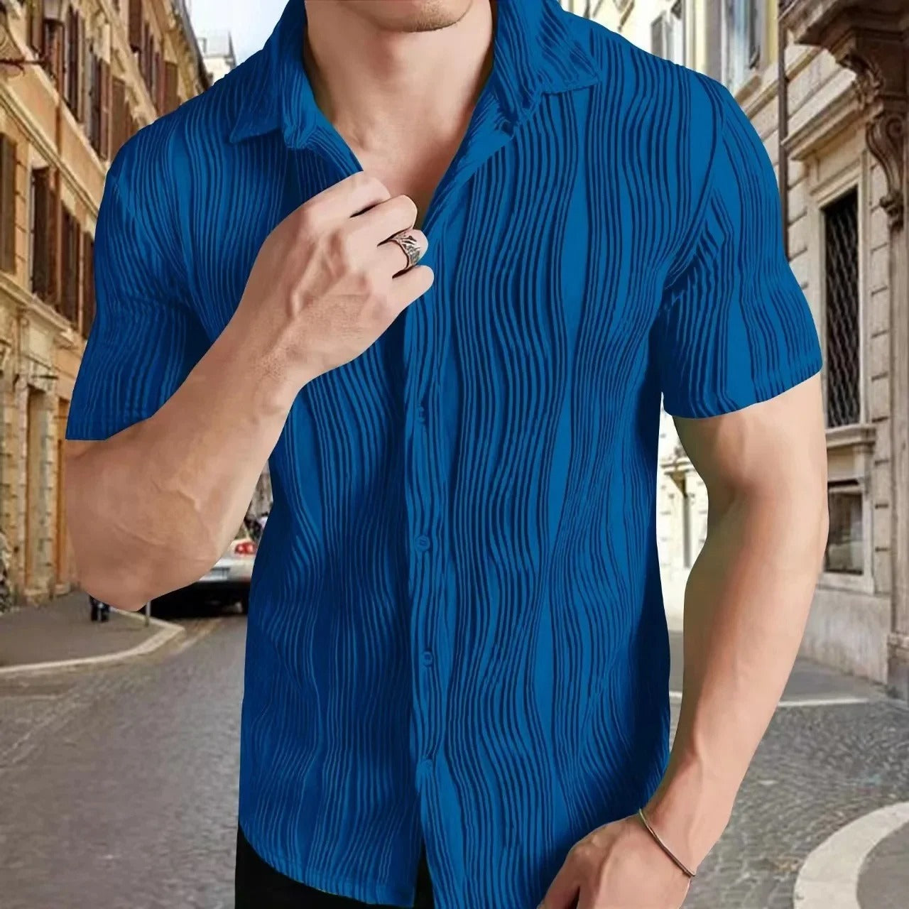 Casual Button-Down Shirt
