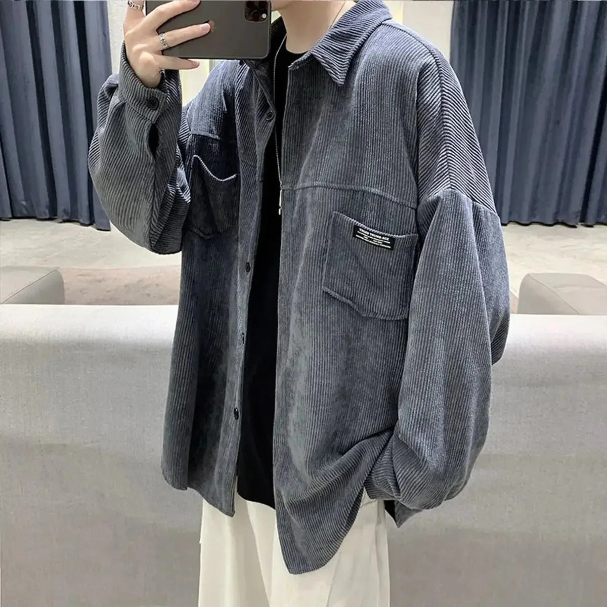 Chim Brand Men's Corduroy Jacket