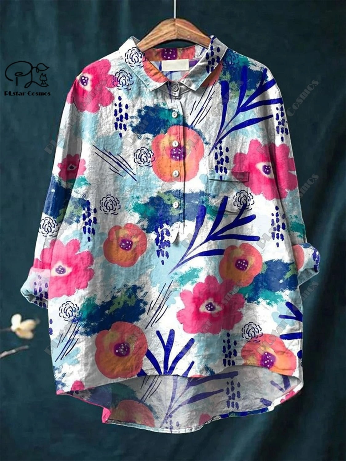 Floral Mirage Retro Tube Top