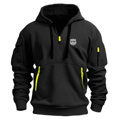 Urban Edge Zipper Pocket Hoodie