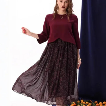 Chic Two Piece Short Skirt Set