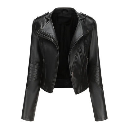 Vero Edge Slim Fit Leather Motorcycle Jacket