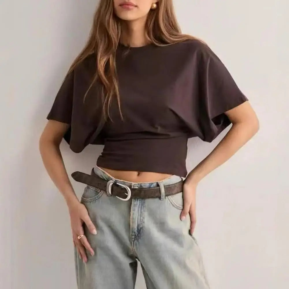 Breathable Solid Color Summer Tee
