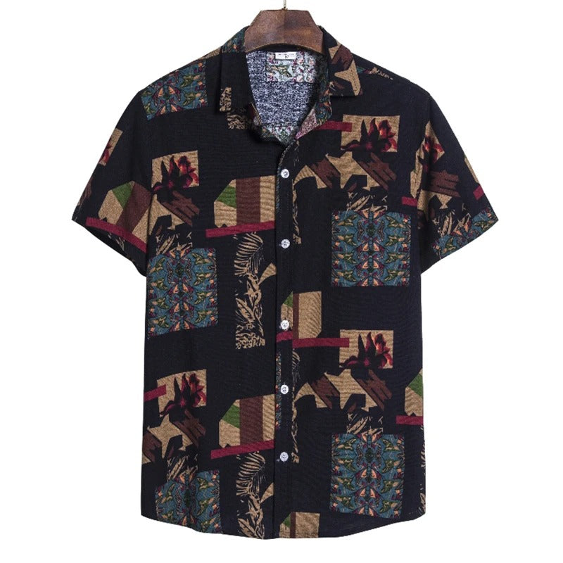 Boho Geometric Beach Shirt