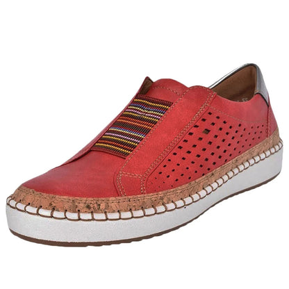 Breathable Mesh Hollow Flat Shoes