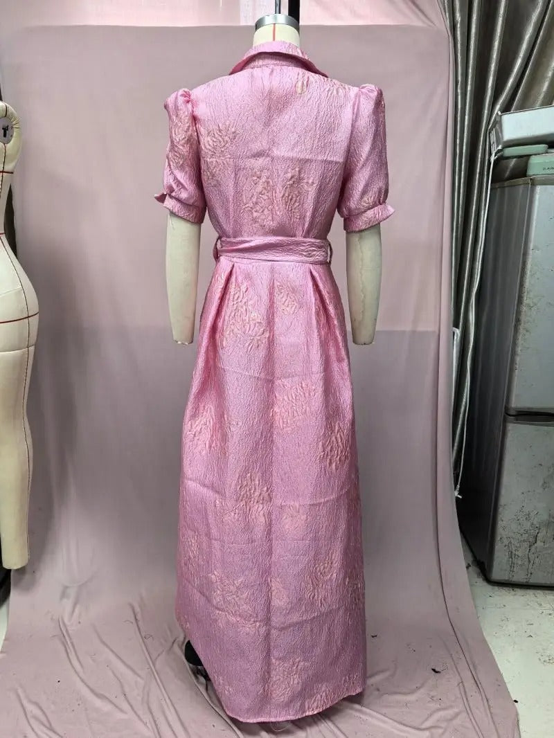 Elegant Embroidered Vintage Court Dress