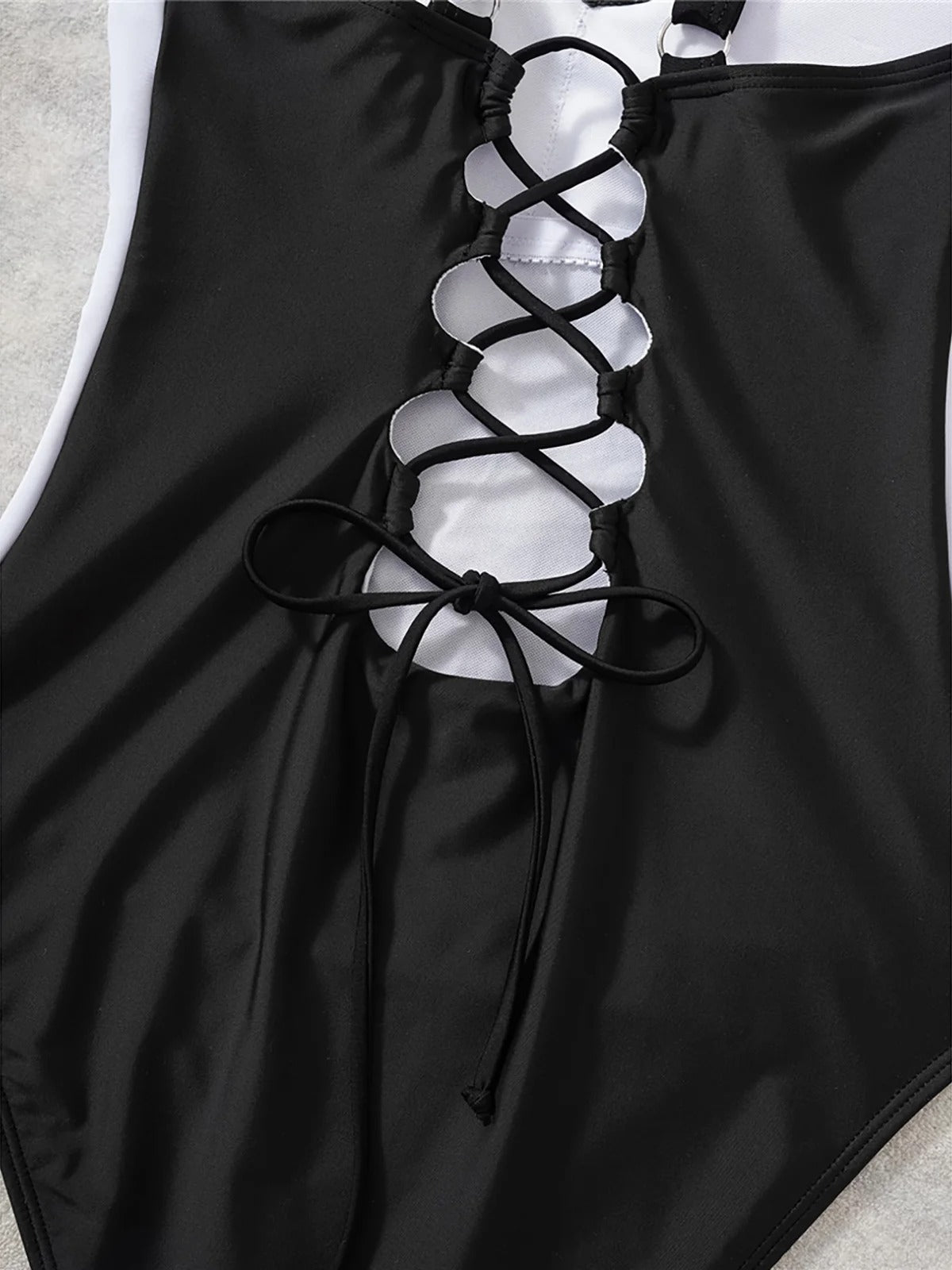 Glam V-Neck Crossback One Piece