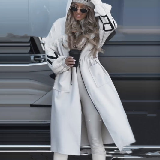 Women's Wear Casual Hooded Long Coat