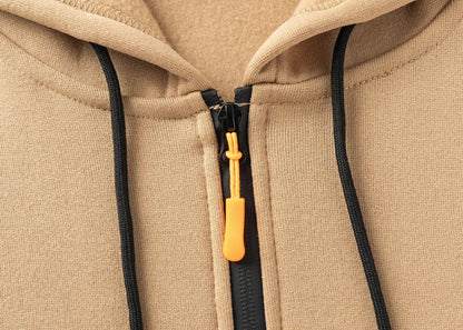Men's Semi Zipper Casual Hoodie