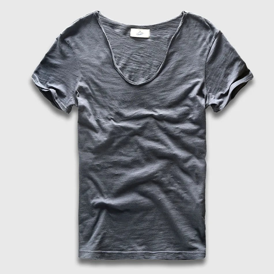 Swag V-Neck Hip Hop Tee for Men