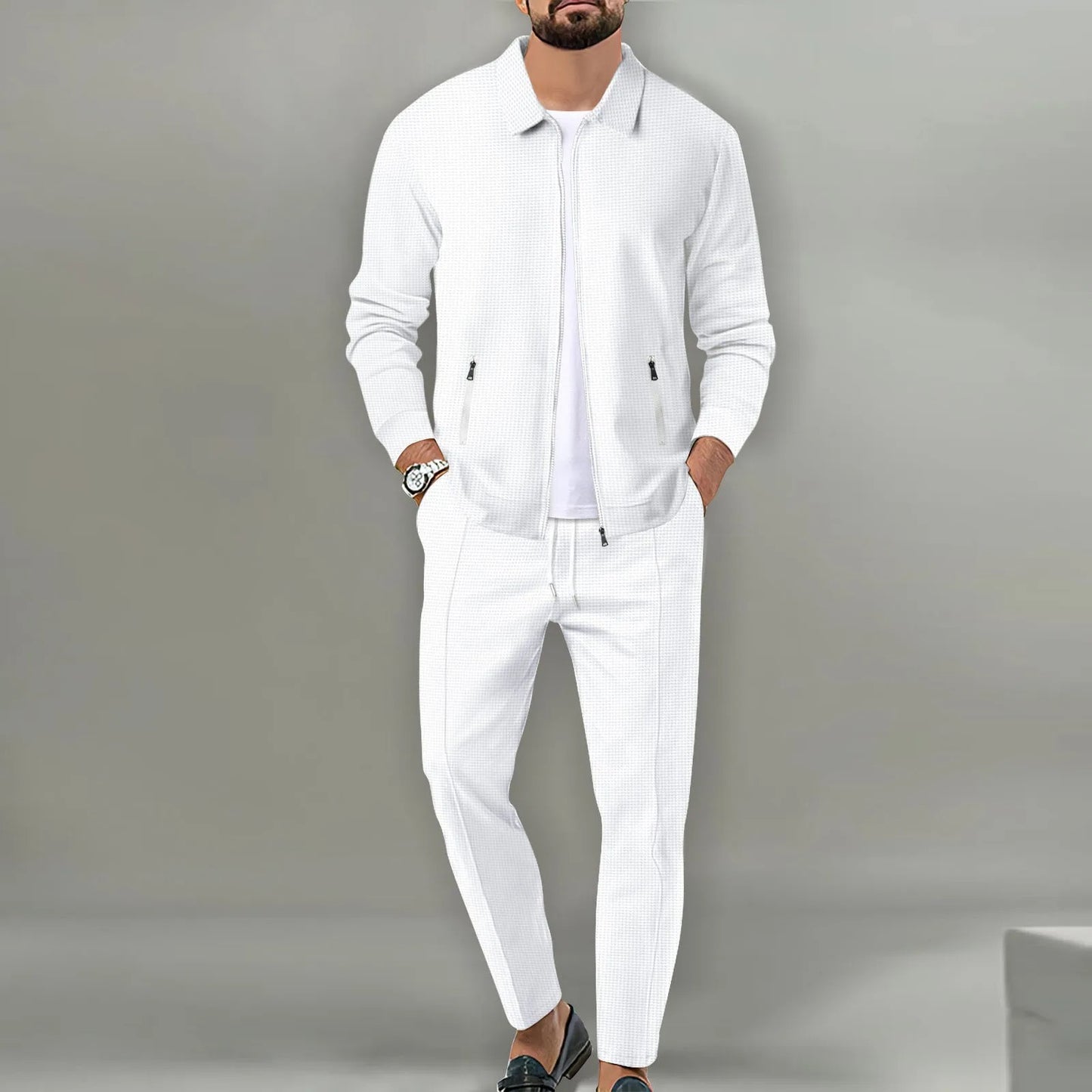 Slim Fit Spring Jacket Set