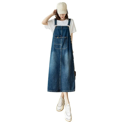 Backless Slim Denim Dress for Women