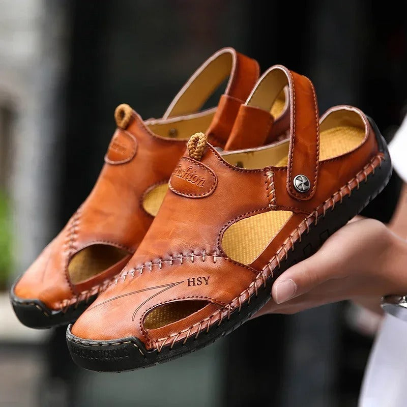 Terra Flex Men's Genuine Leather Sandals
