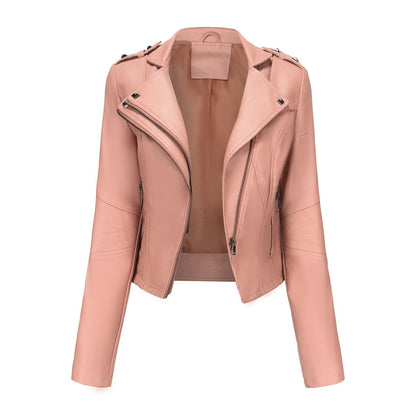 Vero Edge Slim Fit Leather Motorcycle Jacket
