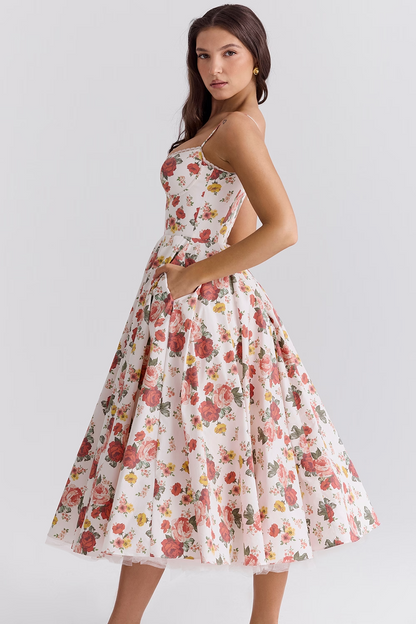 Love Is Love Floral Midi Mini Dress
