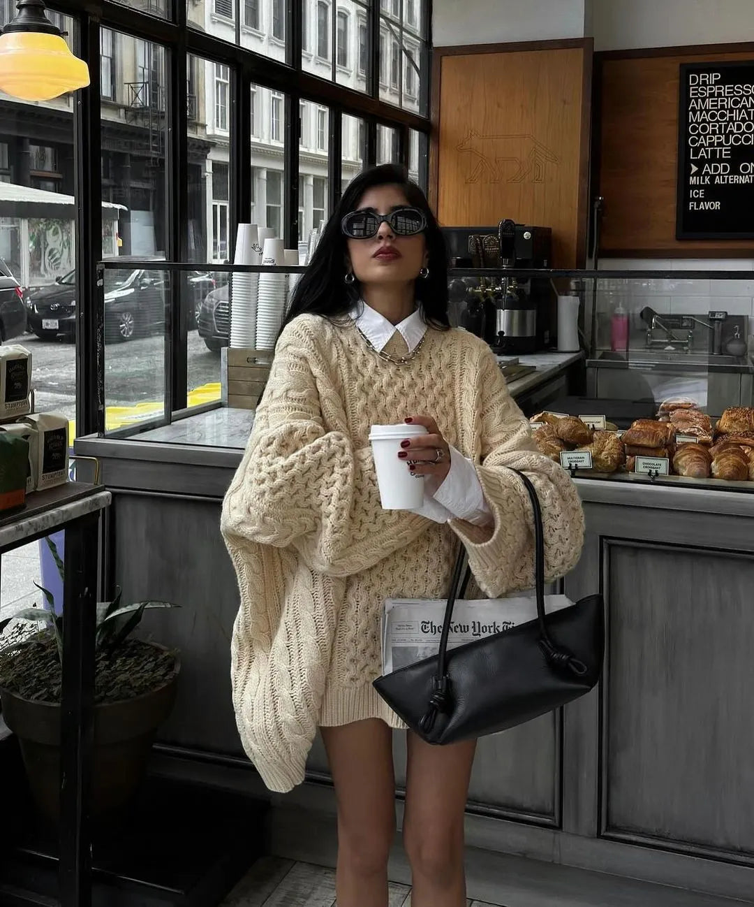 Cordelia Knit Long Sleeve Sweater