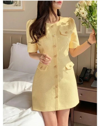 Chic Tweed Dress for Women