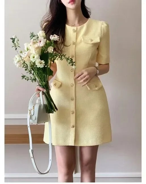 Chic Tweed Dress for Women