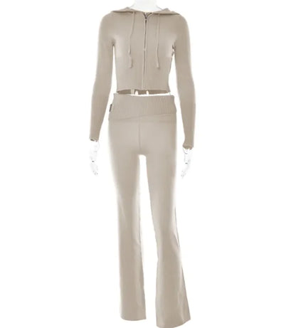 Zara Zip-Up Hoodie & Pants Set